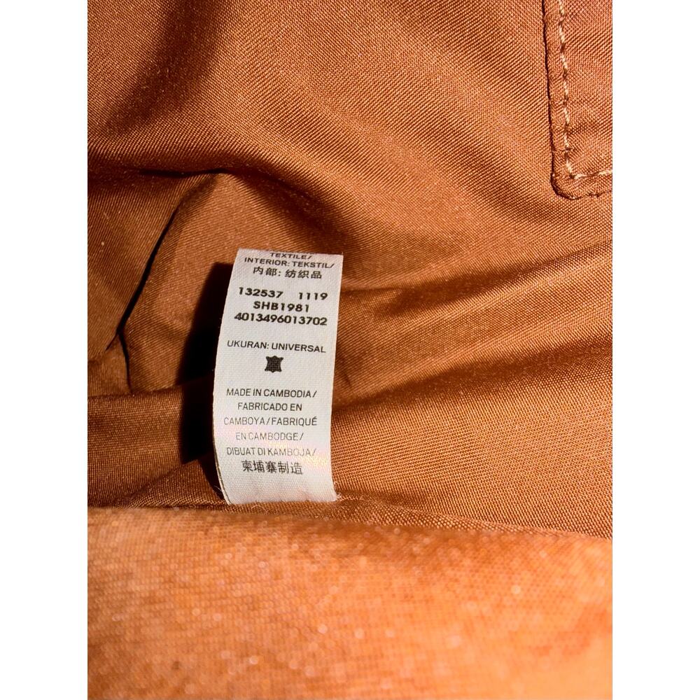 Fossil Felicity Leather Tote Bag Cognac Brown Shoulder Bag - Picture 11 of 13
